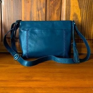 The Sak Blue Leather Shoulder bag
